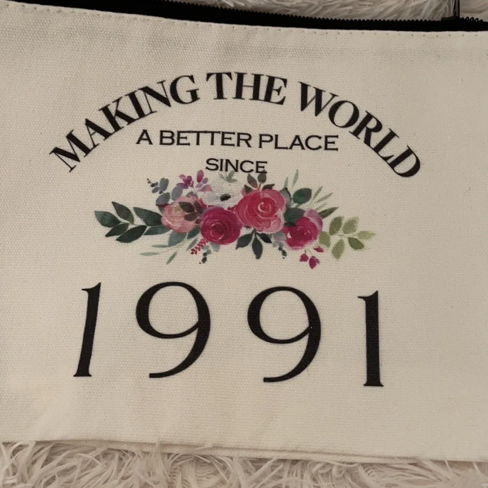 New 1991 makeup bag
